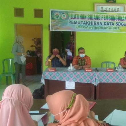 Hari...pelatihan SDGs desa cahaya negeri