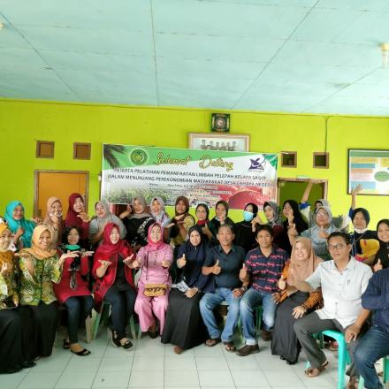 Giat hari ini.. Pelatihan pemanfaatan pelepa sawit
