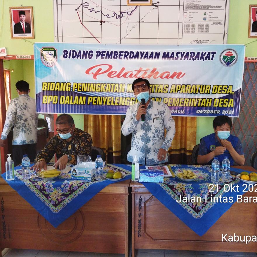 PELATIHAN PENINGKATAN KAPASITAS PEMERINTAHAN DESA