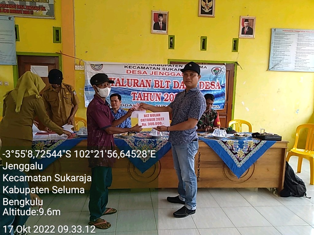PENYALURAN BLT DD TAHAP 10 TAHUN 2022 DESA JENGGALU