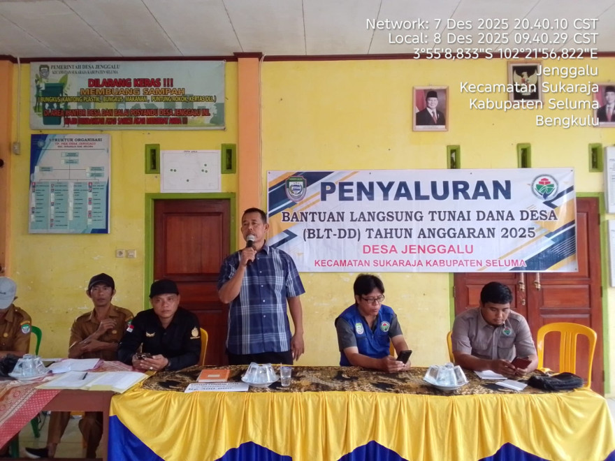 PENYALURAN BLT-DD  BULAN DESEMBER TAHUN 2025